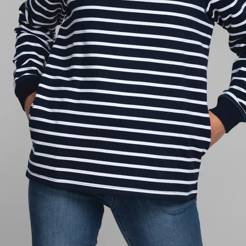 Schoffel Womens Hope Cove Sweatshirt Navy Stripe-4